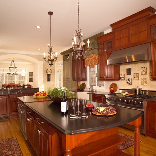 Multi-Finished Kitchen Cabinets - Royal Cabinet Company